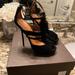Gucci Shoes | Gucci Black Heels | Color: Black | Size: 7.5