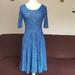 Lularoe Dresses | Lularoe Blue Dress Size M | Color: Blue/Purple | Size: M