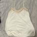 American Eagle Outfitters Tops | American Eagle Outfitters | Medium Cream Camisole Top With Spaghetti Straps | Color: Cream | Size: M