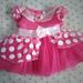 Disney Costumes | Disney Minnie Mouse Pink Dress For A Baby Size 12-18 Months | Color: Pink/White | Size: 12-18 Months