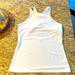 Athleta Tops | Athleta Contemplation Open Back Fitted Tank | Color: White | Size: L