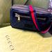 Gucci Bags | Brand New Gucci Shoulder Bag! Navy Blue And Red. The Size Is Adjustable. | Color: Blue | Size: Adjustable