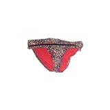 Kenneth Cole REACTION Swimsuit Bottoms: Pink Floral Swimwear - Women's Size Large
