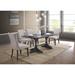 Canora Grey Anona Dining Set Wood/Upholstered in Brown/Gray | Wayfair BC47619C5A784938BBFC6611EB218E30