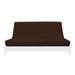 Prestige Furnishings Simoes Chenille Texture Futon Cover Chenille in Brown | 39 H x 75 W x 6 D in | Wayfair PF-SMNT-CH-TW