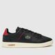 Lacoste europa trainers in black & red