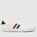 Polo Ralph Lauren court sneaker trainers in white & navy