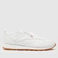 Reebok classic leather trainers in white
