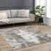 White 36 x 24 x 0.47 in Area Rug - 17 Stories Liveree Abstract Design Modern Gray/Beige Area Rug Polypropylene | 36 H x 24 W x 0.47 D in | Wayfair