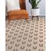 White 120 x 96 x 0.08 in Area Rug - BOHO RAINBOWS TAN & BROWN Area Rug By Corrigan Studio® Polyester | 120 H x 96 W x 0.08 D in | Wayfair