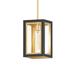 Maxim Lighting Neoclass 12 Inch Tall Outdoor Hanging Lantern - 30051CLBKGLD