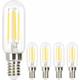 4 Stück led Gluehbirne E14 Vintage Lampe - T25 Leuchtmittel edison Light Bulb 2700K 4W Glühlampe