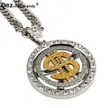 Hip Hop – collier de rappeur avec pendentif en forme de chaîne pour homme bijou de grande taille