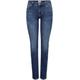 Straight-Jeans ONLY "ONLALICIA REG STRT DNM DOT879" Gr. 25, Länge 30, blau (medium blue denim) Damen Jeans Gerade