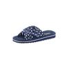 Badepantolette CLASSIC BASICS, Gr. 39, blau (marine), Synthetik, modisch, Schuhe Pantolette