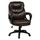 Office Star&trade; Work Smart&trade; High-Back Chair, FL660 Series, Chocolate/Black