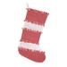 18" HGTV Home Collection Ric Rac Border Stocking - 18 in