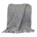 Stella Transitional Gray 52" x 67" Woven Handloom Throw