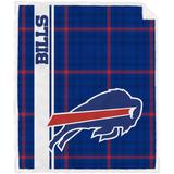 Buffalo Bills 60'' x 70'' Plaid Flannel Fleece Blanket
