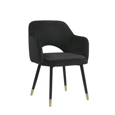 Accent Chair by Acme in Black Gold