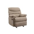 Recliner (Motion) by Acme in Light Brown Microfiber