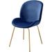 Side Chair (Set-2) by Acme in Blue Gold
