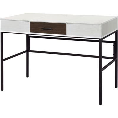 Built-In Usb Port Writing Desk by Acme in Natural Black