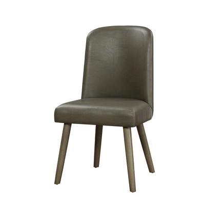 Side Chair (Set-2) by Acme in Gray Oak