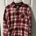 American Eagle Outfitters Shirts | American Eagle Men’s Seriously Soft Long Sleeve Button Shirt, Classic Fit, Xs | Color: Red/White | Size: Xs