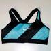 Nike Intimates & Sleepwear | Nike 13" Color Block Blue & Black Padded Sports Bra | Color: Black/Blue | Size: M