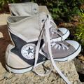 Converse Shoes | Converse Chuck Taylor All Star High Top Spanking Star Gray Black M 7 W 9 Shoes | Color: Black/Brown/Gray | Size: 9