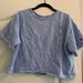 Urban Outfitters Tops | Champion Blue/Purple Crop Tee | Color: Blue/Purple | Size: M