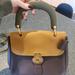 Burberry Bags | Burberry Leather Handle Tote Bag | Brown. Mustard & Olive Nwt | Color: Brown/Yellow | Size: Os