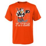 Youth Orange Philadelphia Flyers Disney Donald Duck Three-Peat T-Shirt