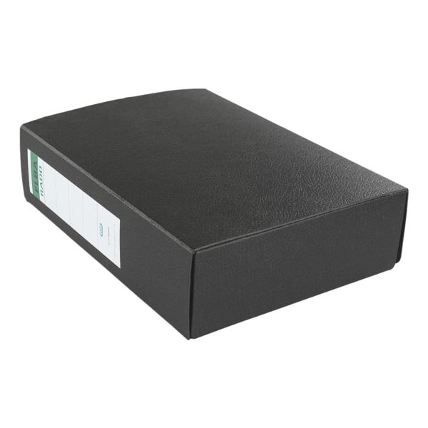 Elba Dokumentenmappe mit Einschlagklappen 8 cm schwarz, 32x9x24.5 cm Image