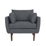 Gould Upholstered Club Chair with Accent Pillows by Christopher Knight Home