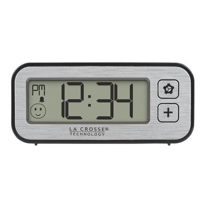 La Crosse Technology Mini Digital Clock with Comfort Meter