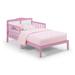 Birdie Toddler Bed Dark Pink/White