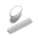 Curata Sterling Silver Gift Boxed Boys Beaded Comb and Brush Set
