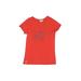 Chipie Short Sleeve T-Shirt: Orange Tops - Kids Girl's Size 9