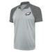 Men's Antigua Silver/Gray Philadelphia Eagles Metallic Logo Nova Polo