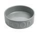 Set Of Two Classic Food Pet Bowls Pet by Park Life Designs in Grey (Size LARGE)