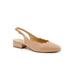 Women's Joselyn Slingback by Trotters in Nude (Size 7 1/2 M)