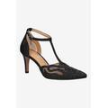 Wide Width Women's Lisha Pumps by J. Renee in Black (Size 8 W)