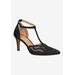 Wide Width Women's Lisha Pumps by J. Renee in Black (Size 8 W)