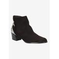 Women's Ramson Bootie by J. Renee in Black White Black (Size 10 M)