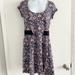 American Eagle Outfitters Dresses | American Eagle Multicolored Floral Skater Dress Size M | Color: Gray/Purple | Size: M