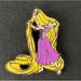 Disney Other | Jerry Leigh Rapunzel Tangled Brushing Magical Golden Hair Disney Pin | Color: Purple/Yellow | Size: Os