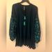 Free People Tops | Free People Long Sleeve Green Tunic | Color: Green | Size: S