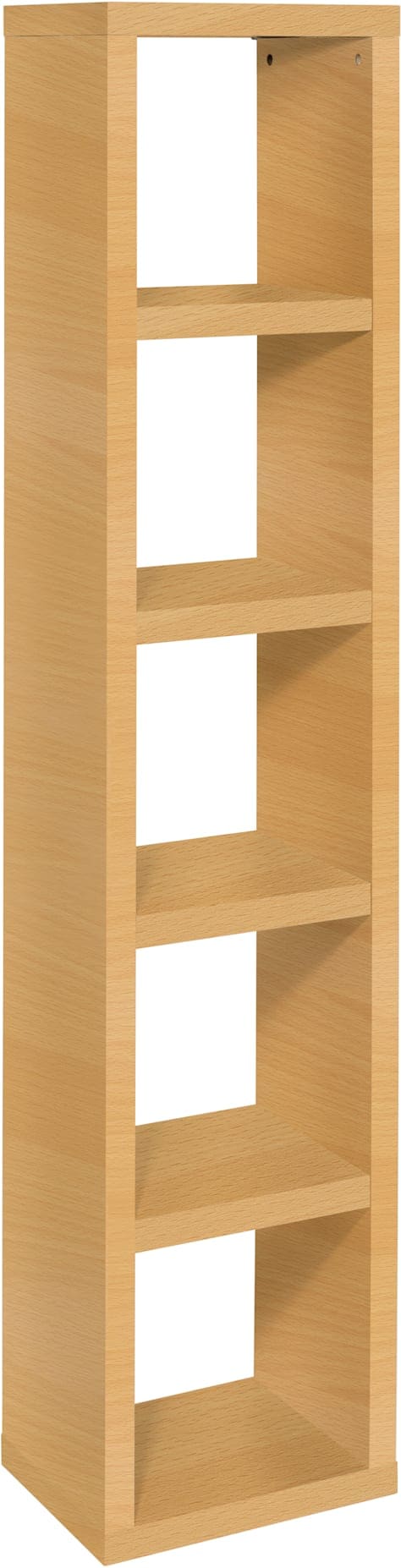 Regalwürfel HEINE HOME, braun (buchefarben), B:39,5cm H:182cm T:29,5cm, MDF, Regale